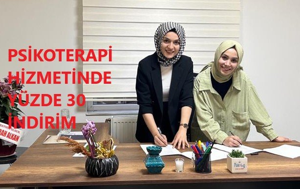 PSİKOTERAPİ HİZMETİNDE ÜYELERİMİZE YÜZDE 30 İNDİRİM