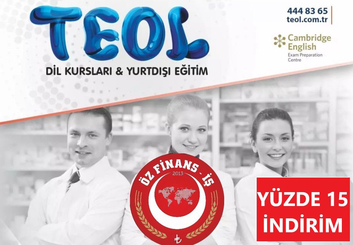 TEOL DİL KURSLARINDA YÜZDE 15 İNDİRİM İMKANI