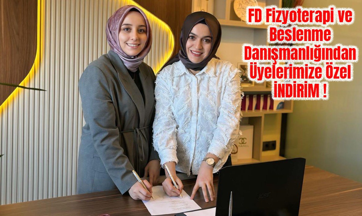 FD FİZYOTERAPİ VE BESLENME DANIŞMANLIĞINDAN ÜYELERİMİZE ÖZEL İNDİRİM