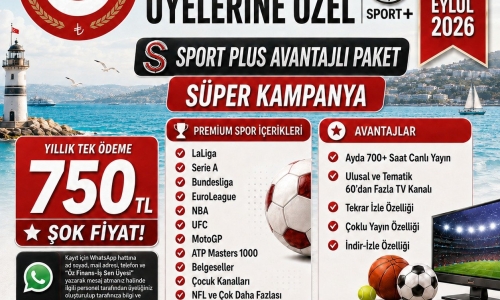 SSPORT'TAN ÜYELERİMİZE ÖZEL İNDİRİM