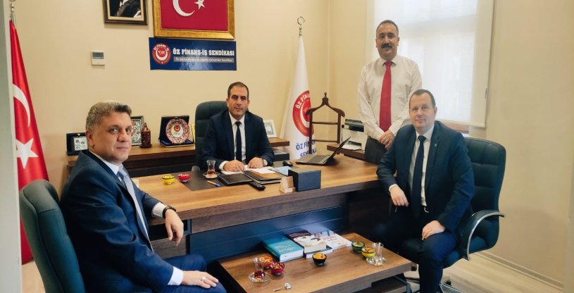 HALKBANK BURSA ŞUBE MÜDÜRÜ KOS VE ÜYELERİMİZ, BÖLGE BAŞKANLIĞIMIZI ZİYARET ETTİ