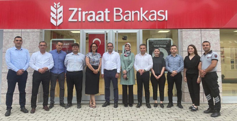 ZİRAAT VE HALK BANKASI GİRESUN ALUCRA, ŞEBİNKARAHİSAR, DERELİ ŞUBELERİ ZİYARET EDİLDİ