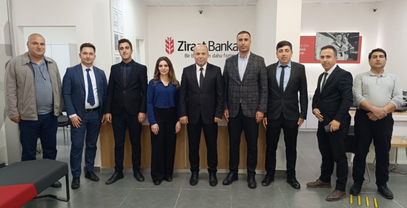 ALPARSLAN , ZİRAAT VE HALK BANKASI HAKKARİ VE VAN ŞUBELERİNİ ZİYARET ETTİ