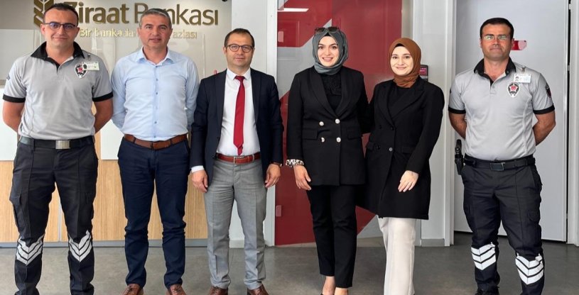 SAVAŞ, ZİRAAT BANKASI UZUNDERE, NARMAN, TORTUM İLE HALKBANK NARMAN ŞUBESİNİ ZİYARET ETTİ