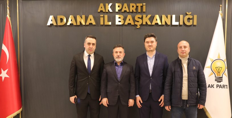 ÇOĞUN, AK PARTİ ADANA İL BAŞKANI DAĞLI'YA 'HAYIRLI OLSUN' ZİYARETİ YAPTI