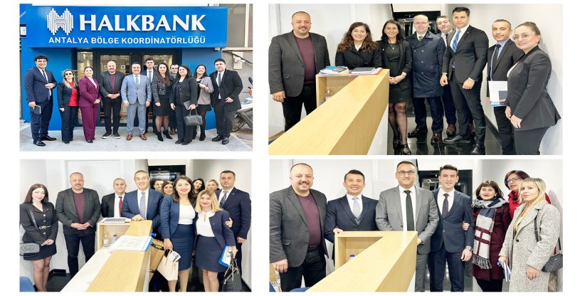 AKÜLKÜ, HALKBANK PERFORMANS TOPLANTISINA KATILAN ANTALYA ŞUBELERİN YÖNETİCİ VE ÜYELERİMİZİ ZİYARET ETTİ