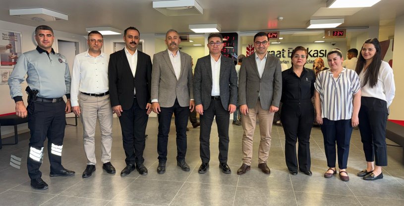 YİĞİT, HALKBANK YUNAK VE ZİRAAT BANKASI YUNAK, 24 AĞUSTOS, TUZLUKÇU, ÇELTİK ŞUBELERİNİ ZİYARET ETTİ
