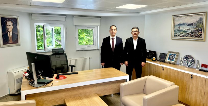 YİĞİT, ZİRAAT BANKASI KIRŞEHİR BÖLGE BAŞKANI SÖZEN'E 'HAYIRLI OLSUN' ZİYARETİNDE BULUNDU