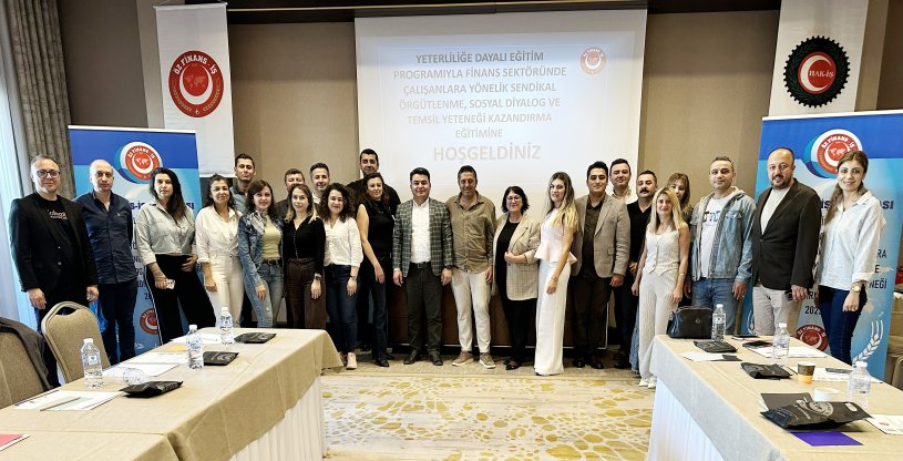 ANTALYA'DA SENDİKAL ÖRGÜTLENME, SOSYAL DİYALOG, İŞ KANUNLARI VE TEMSİL YETENEĞİ EĞİTİMİ VERİLDİ