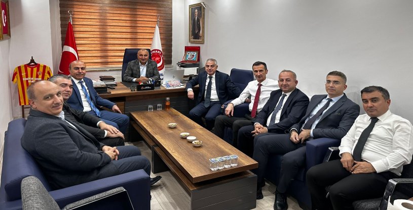 PEKTAŞ'A ZİRAAT BANKASI MALATYA ŞUBE YÖNETİCİLERİ 'HAYIRLI OLSUN' ZİYARETİNDE BULUNDU