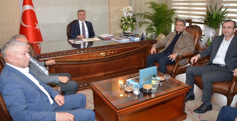 TÜHİS GENEL SEKRETERİ BAŞ'A 'HAYIRLI OLSUN' ZİYARETİ YAPLDI