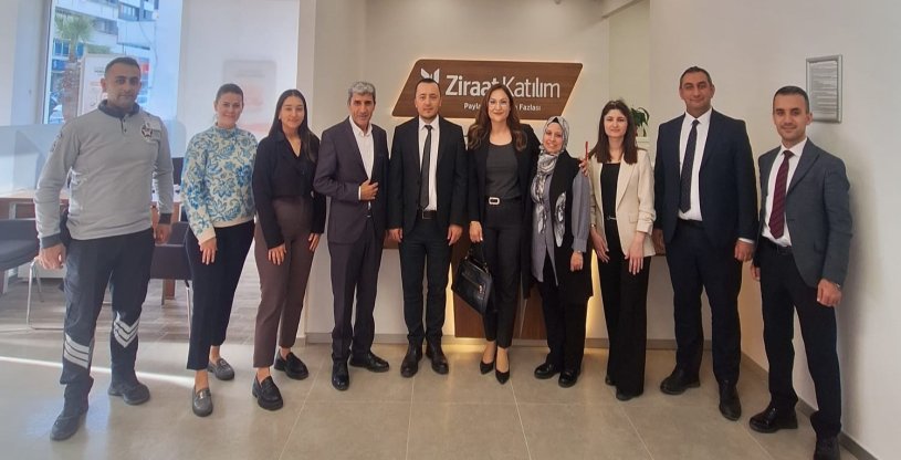 BOZKURT, ZİRAAT KATILIM KEMALPAŞA ŞUBESİNE 'HAYIRLI OLSUN' ZİYARETİ YAPTI