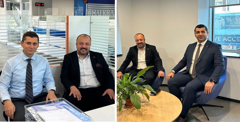 AKÜLKÜ, HALKBANK ANTALYA VE KONYAALTI ŞUBESİNİ ZİYARET ETTİ