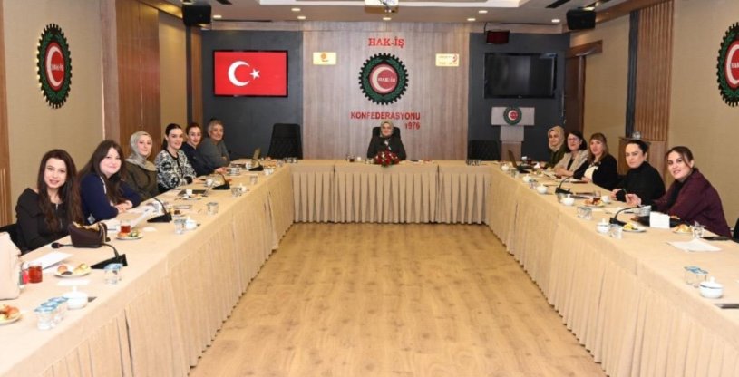 HAK-İŞ KADIN KOMİTESİ TOPLANTISI YAPILDI