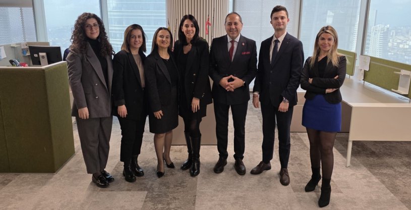 GÜVEN İLE ŞİLEF, İFM'DE HALKBANK BİRİMLERİNİ ZİYARET ETTİ