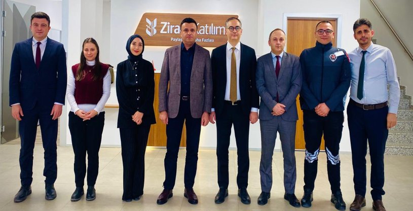 ARAS, ZİRAAT KATILIM GİMAT ŞUBE MÜDÜRÜ AYHAN VE ÜYELERİMİZİ ZİYARET ETTİ