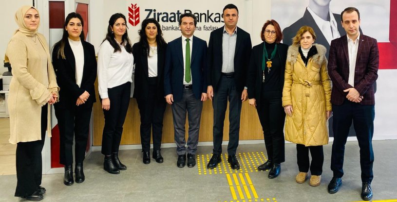 ARAS, ZİRAAT BANKASI KEKLİKPINARI ŞUBE MÜDÜRÜ ERASLAN VE ÜYELERİMİZİ ZİYARET ETTİ