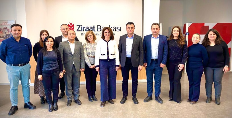 ARAS, ZİRAAT BANKASI DEMETEVLER ŞUBE MÜDİRESİ YAZMAN VE ÜYELERİMİZİ ZİYARET ETTİ