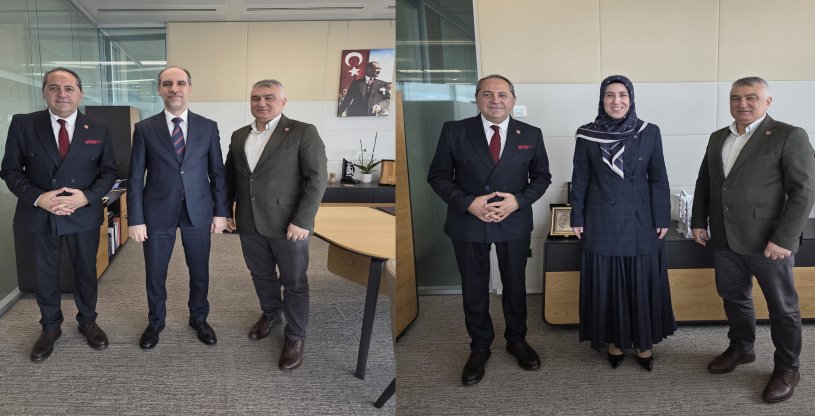 GÜVEN İLE ÜÇER İFM'DE ZİRAAT KATILIM GENEL MÜDÜR YARDIMCILARINI VE YÖNETİCİLERİ ZİYARET ETTİ