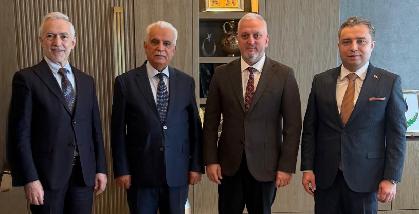 EVREN, ZİRAAT BANKASI YÖNETİM KURULU BAŞKANI TANYERİ'Nİ ZİYARET ETTİ