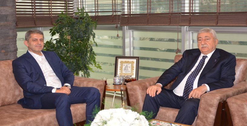 TESK BAŞKANI PALANDÖKEN, GENEL BAŞKANIMIZ EROĞLU'NU ZİYARET ETTİ