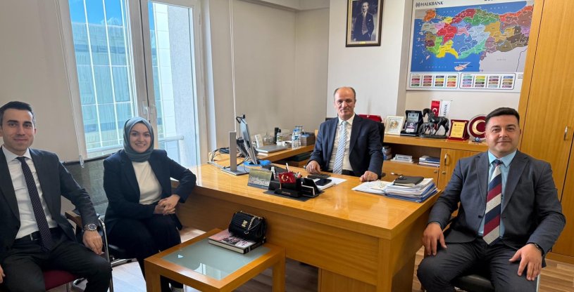 SAVAŞ, HALKBANK ERZURUM BÖLGE KOORDİNATÖRLÜĞÜ  BÖLÜM MÜDÜRÜ GÜNEŞ'İ ZİYARET ETTİ 