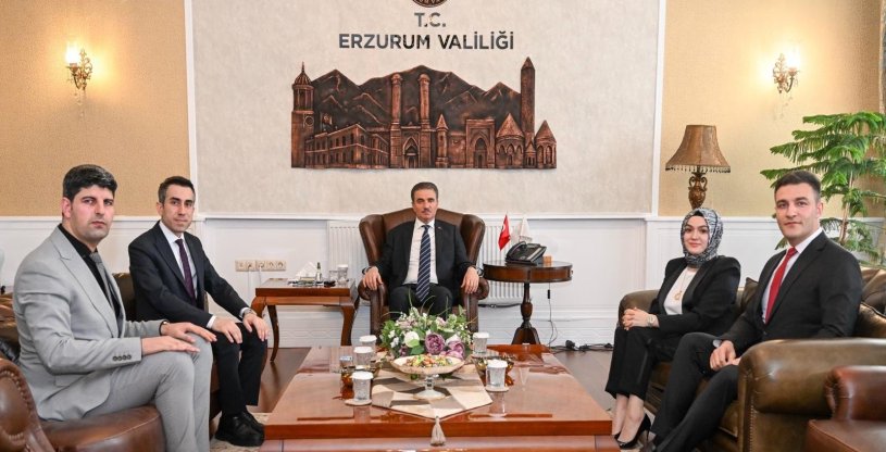 ERZURUM VALİSİ BARUŞ, SENDİKAMIZ ERZURUM BÖLGE BAŞKANI SAVAŞ'I KABUL ETTİ