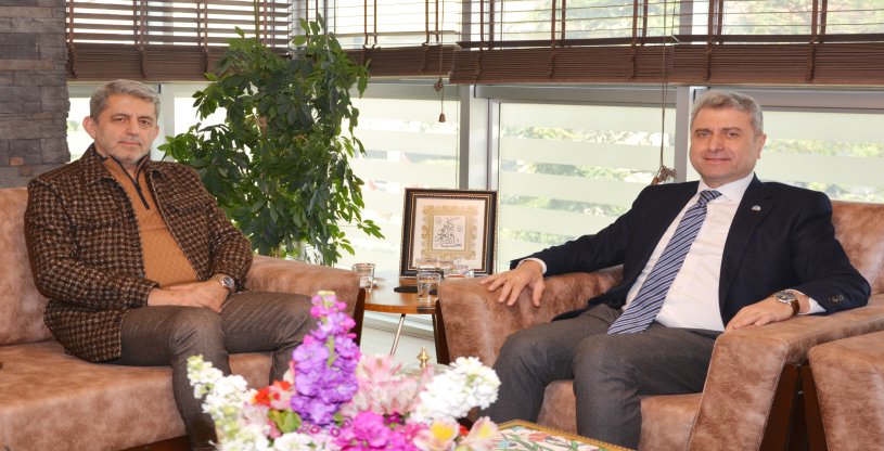 TÜHİS GENEL SEKRETERİ BAŞ, GENEL BAŞKANIMIZ EROĞLU'NU ZİYARET ETTİ