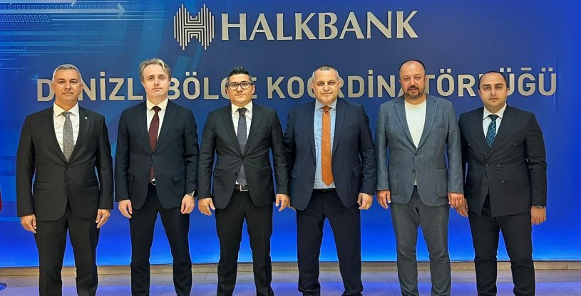 AKÜLKÜ, DENİZLİ HALKBANK BÖLGE KOORDİNATÖRÜ KARABAY'I ZİYARET ETTİ, HALKBANK GRUP BAŞKANI BEKDUR İLE BİRARAYA GELDİ