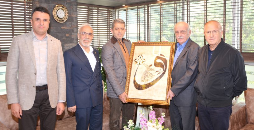 CANSUYU VAKIF BAŞKANI KÖYLÜ, GENEL BAŞKANIMIZ EROĞLU'NU ZİYARET ETTİ