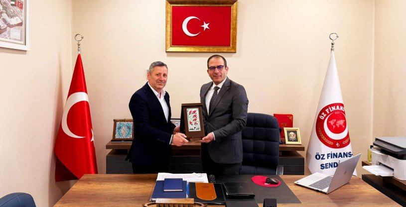 KOP, HAK EMEK DER BURSABAŞKANI KESKİN'İ MİSAFİR ETTİ
