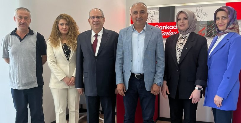 ZİRAAT BANKASI BUHARA ŞUBESİNE 'HAYIRLI OLSUN' ZİYARETİ YAPILDI