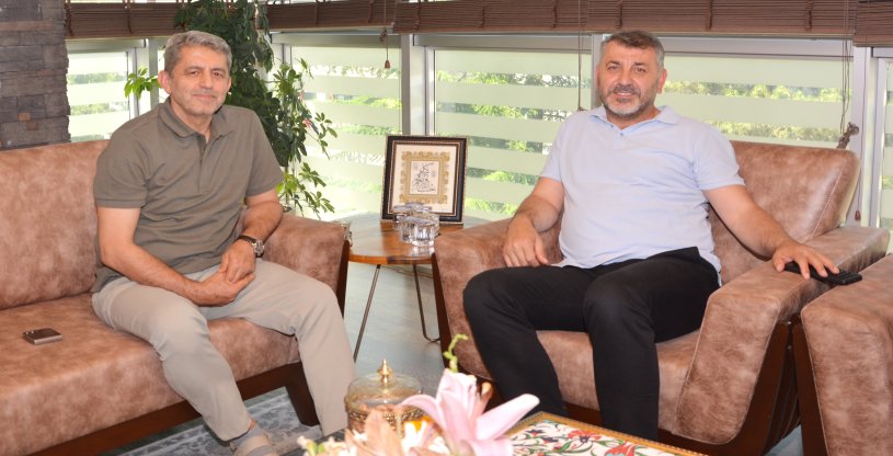 OLEYİS SENDİKASI GENEL BAŞKANI KESKİN, GENEL BAŞKANIMIZ EROĞLU'NA NEZAKET VE GEÇMİŞ OLSUN ZİYARETİNDE BULUNDU