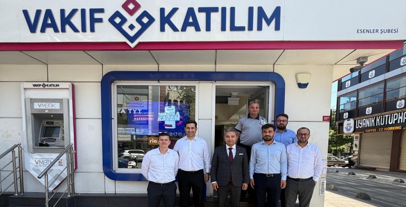 EVREN, VAKIF KATILIM İLE ZİRAAT KATILIM ESENLER VE BEŞYÜZEVLER ŞUBELERİNİ ZİYARET ETTİ