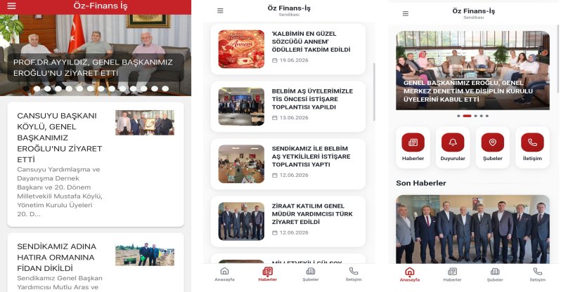 SENDİKAMIZ MOBİL UYGULAMASI YENİLENDİ