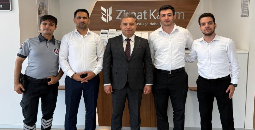 EVREN, VAKIF KATILIM İLE ZİRAAT KATILIM İMSAN SANAYİ ŞUBELERİNİ ZİYARET ETTİ