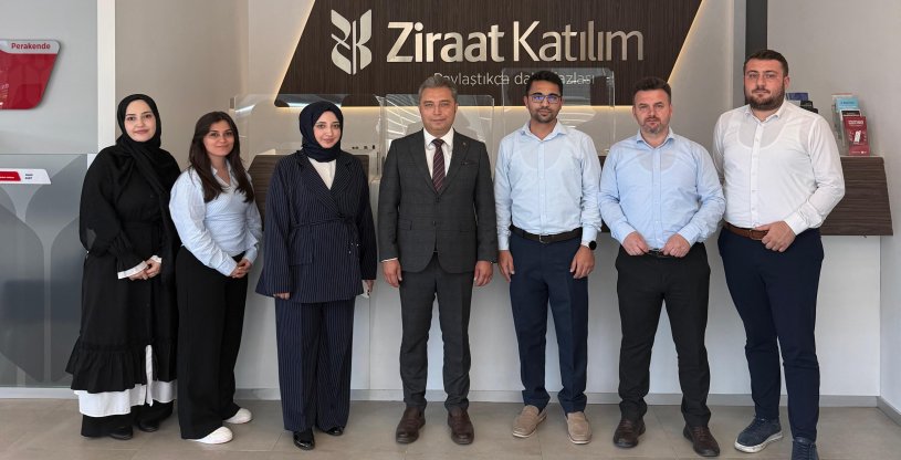 EVREN, VAKIF KATILIM İLE ZİRAAT KATILIM İKİTELLİ ŞUBELERİNİ ZİYARET ETTİ
