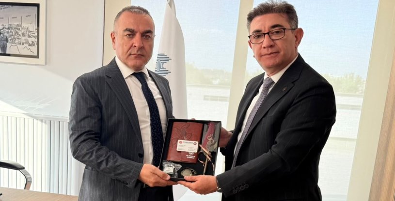 YİĞİT, HALKBANK KONYA BÖLGE KOORDİNATÖRÜ YETKİN'E 'HAYIRLI OLSUN' ZİYARETİNDE BULUNDU