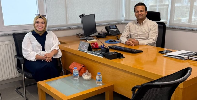 SAVAŞ, HALKBANK ACIPAYAM MÜDÜRÜ ERCAN'I ZİYARET ETTİ