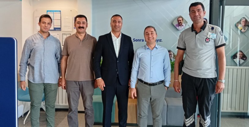 ALPARSLAN, HALK BANKASI VAN VE SANAYİ SİTESİ ŞUBESİNİ ZİYARET ETTİ