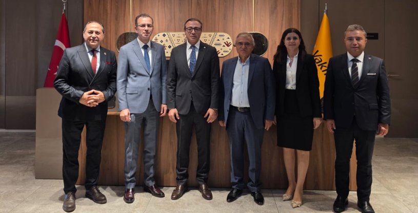 VAKIFBANK GMY KIRBAŞ İLE HALKBANK GRUP BAŞKANI YILDIZ ZİYARET EDİLDİ