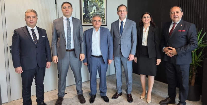 HALKBANK GRUP BAŞKANI YILDIZ'A 'HAYIRLI OLSUN' ZİYARETİ YAPILDI