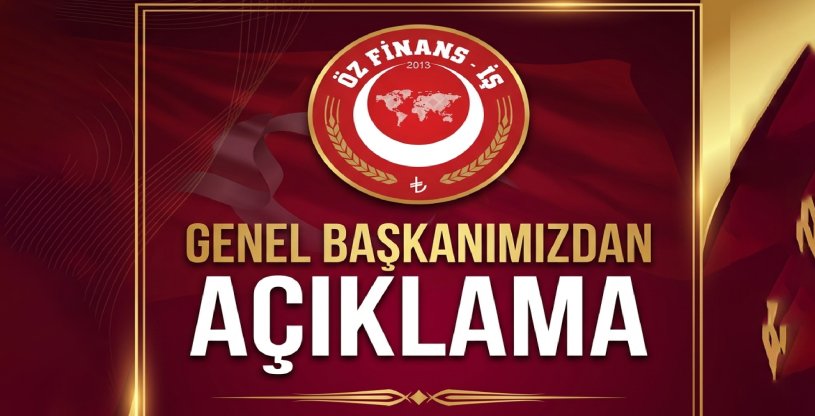 GENEL BAŞKANIMIZ SAYIN EROĞLU'NDAN TİS TASLAK METNİ AÇIKLAMASI