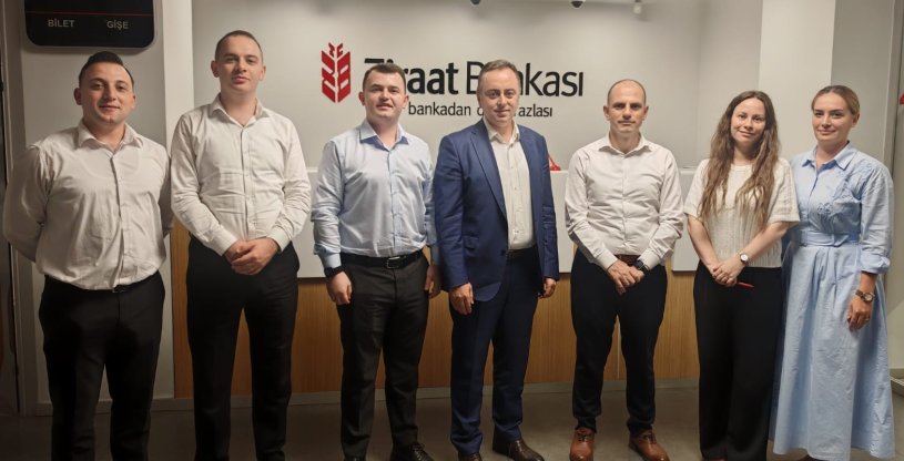 ÖZAĞCI, ZİRAAT VE HALK BANKASI YOMRA ŞUBELERİNİ ZİYARET ETTİ