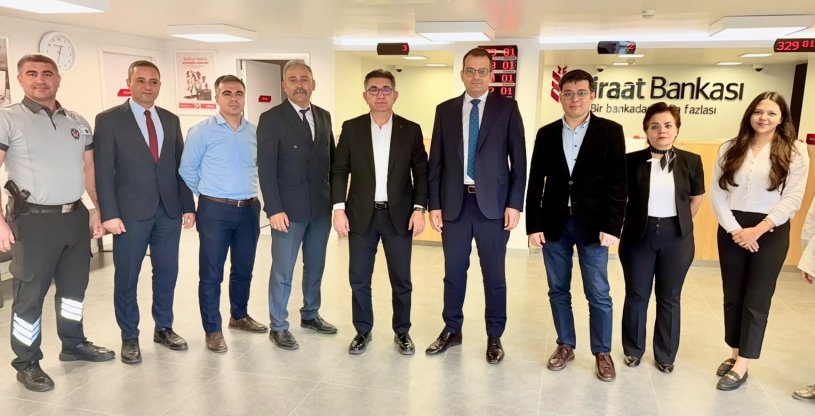 YİĞİT, HALKBANK AKŞEHİR, YUNAK İLE ZİRAAT BANKASI AKŞEHİR, YUNAK, 24 AĞUSTOS ŞUBELERİNİ ZİYARET ETTİ