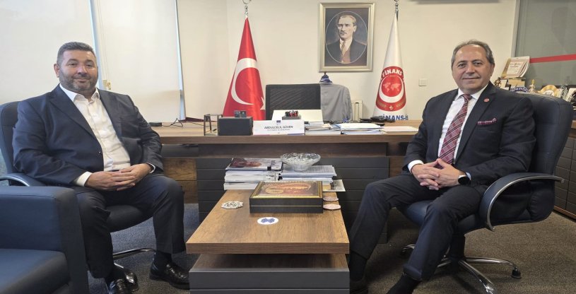 GÜVEN, HAK-İŞ İSTANBUL İL BAŞKANI İLUK'U MİSAFİR ETTİ
