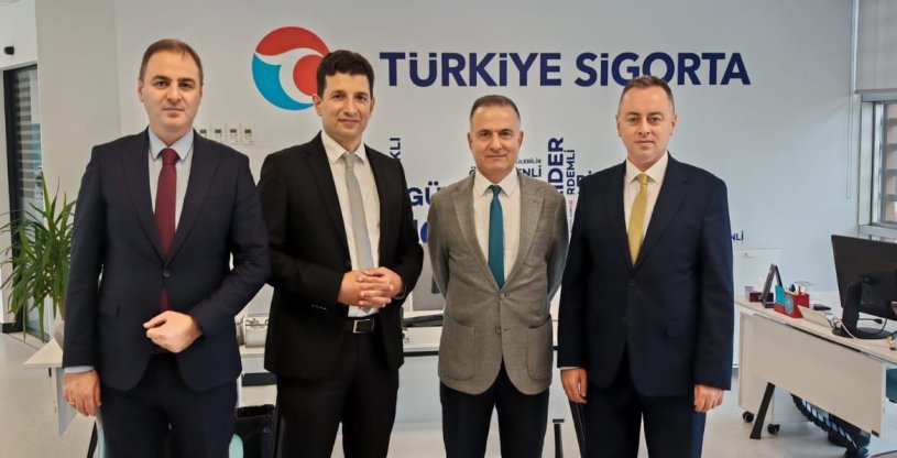 ÖZAĞCI, TÜRKİYE SİGORTA KARADENİZ BÖLGE MÜDÜRÜ ASANOĞLU'NU ZİYARET ETTİ