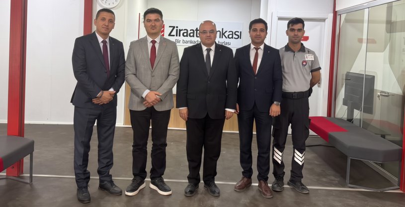 ÇOĞUN, ZİRAAT BANKASI HASANBEYLİ, NURDAĞI VE TOPRAKKALE ŞUBELERİNİ ZİYARET ETTİ