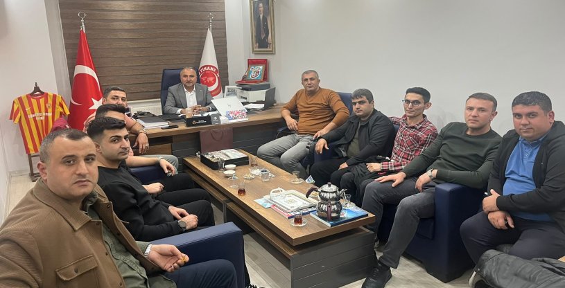 MALATYA HALK BANKASI GÜVENLİK GÖREVLİLERİNDEN BÖLGE BAŞKANIMIZ PEKTAŞ’A ZİYARET