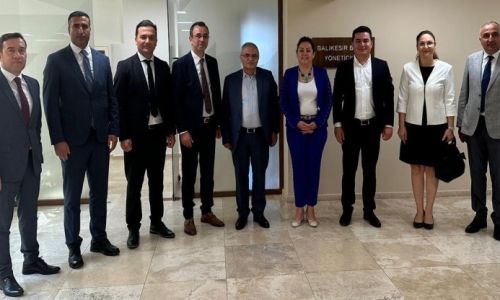 ZİRAAT BANKASI BALIKESİR BÖLGE BAŞKANLIĞI İLE HALKBANK BÖLGE KOORDİNATÖRLÜĞÜ ZİYARET EDİLDİ